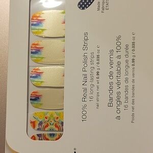 Color street nail strip